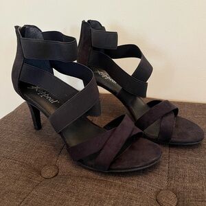 Heeled Black Sandals